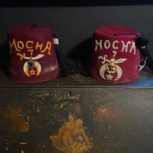 Vintage Masonic Shriners hats*****SOLD